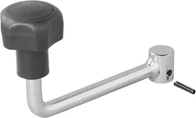 Productafbeelding van Steunwiel Hendel 60 mm Stalen Crank voor Caravan en Aanhanger