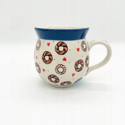 Produktbild von Becher Handgefertigte Bunzlauer Keramik Tasse, Becher 300 ml