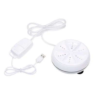 Obrázek produktu pro mini pračka 3 v 1, přenosná, osobní, rotující turbínová pračka, nastavitelná, s kabelem USB, praktická na cesty, do domácnosti, do firmy