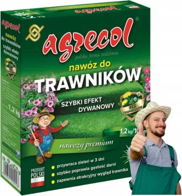 Zdjęcie produktu dla Nawóz do trawników AGRECOL Szybki Efekt Dywanowy 1.2KG