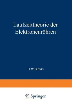 Produktbild von Laufzeittheorie der Elektronenröhren