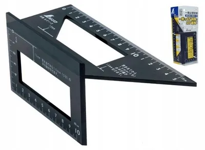 Produktbild von Shinwa Winkelmesser 3D Präzision Tischler 62112