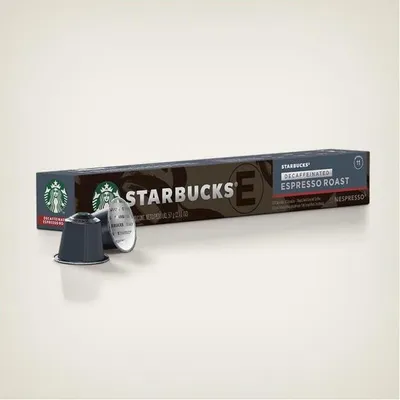 Image de Starbucks Decaffeinated Espresso Capsule de café Café fortement torréfié 10 pièce(s)