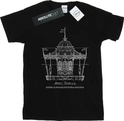Produktbild von Disney - T-Shirt für Damen BI49437 (L) (Schwarz)