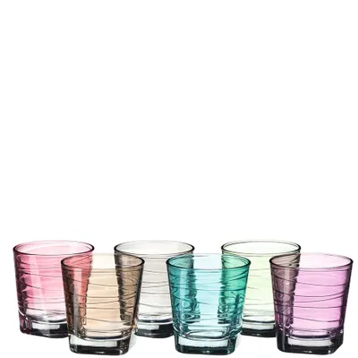 Image de Leonardo - lot de 6 verres colorés 250ml Vario L047286