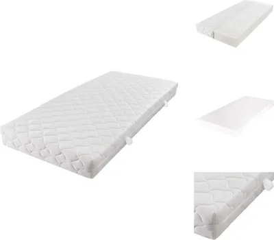 Obrázok produktu pre vidaXL Matrac s prateľným poťahom 200×140×17 cm - Matrace