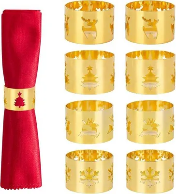 Produktbild von Famanu Serviettenring - Set von 6