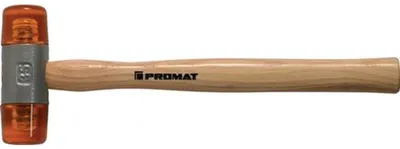 Produktbild von PROMAT Plastikhammer Kopf-Ø 35 mm Kopflänge 103 mm, Celluloseacetat Holz Stiel