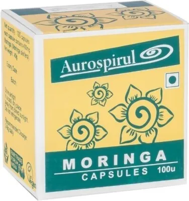 Produktbild von Aurospirul Moringa 100 Kapseln Antioxidans