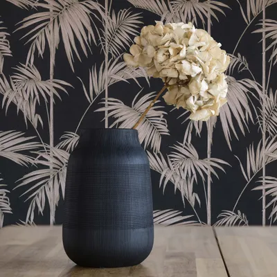 Produktbild von TADESSI Tapete Wald und Blätter Ginevra M1-No.273 Vliestapete Rosa Bronze Palmentapete Wohnzimmer Schlafzimmer Küche