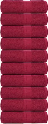 Produktbild von Gästetücher FROGN 10 Stk. Bordeaux 30x50 cm 360 g/m²