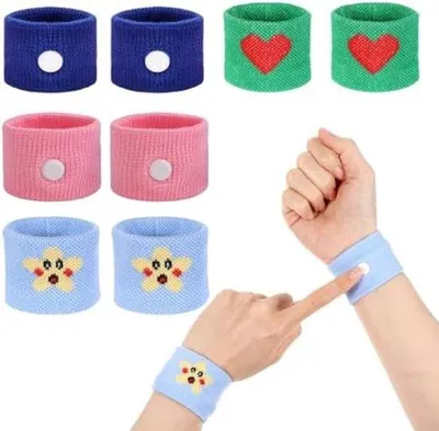 Produktbild von 4 Paar Reisekrankheits-Armband, Akupressur, für Kinder und Erwachsene