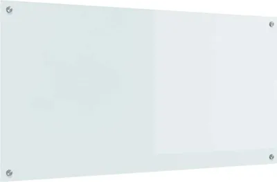 Obrázek produktu pro Kuchyňský obklad Bílá 120 x 60 cm tvrzené sklo