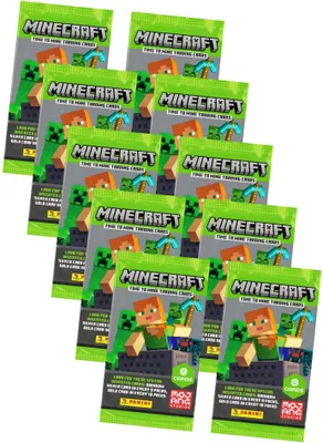 Produktbild von Minecraft 2 Karten Time To Mine - Minecraft Trading Cards (2022) - 10 Booster