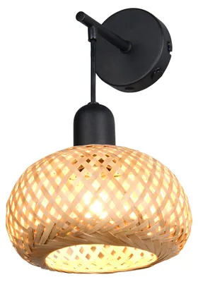Image de Casalum R21871736 Leonie E27 Applique murale Noir mat