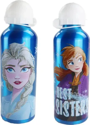 Produktbild von Disney Die Eiskönigin Alu Trinkflasche Flasche 500 ml Anna Elsa