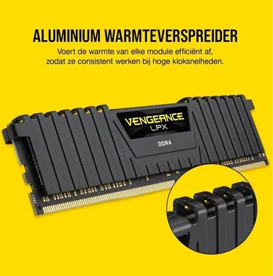 Zdjęcie produktu dla Pamięć RAM 32GB (2x8GB) - Vengeance LPX CMK32GX4M2F4000C19