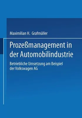 Obrázek produktu pro Prozeßmanagement in der Automobilindustrie