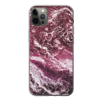Produktbild von MuchoWow® Handyhülle Schutzhülle Hülle für iPhone 12 Pro Max Marmor - Naturstein - Mineralien Silikon Softcase Handy Hülle - Hartschale