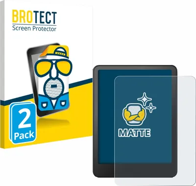 Produktbild von 2x BROTECT Schutzfolie für Amazon Kindle Paperwhite 2024 (12. Gen.) Displayschutz Displayschutzfolie Folie Matt Entspiegelungsfolie
