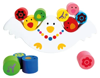 Image de Jeu d'équilibre en bois Bino, La mouette à partir de 3 ans, 84221