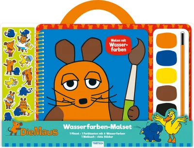 Produktbild von Trötsch Die Maus Wasserfarbenmalset