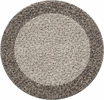 Obrázek produktu pro 200x200 (průměr) kruh Kusový koberec Life Shaggy 1503 taupe kruh
