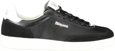 Produktbild von Schwarzer Herren-Sportschuh mit weißen Details und herausnehmbarem Fußbett