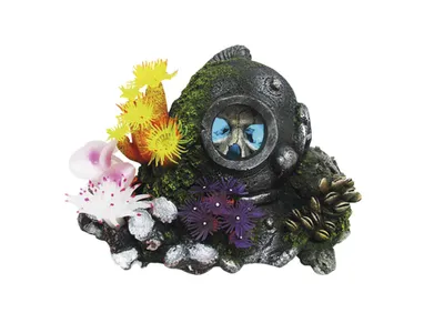 Produktbild von Aqua Ornaments "HELM MIT SCHÄDEL" mit LED  22,7 x