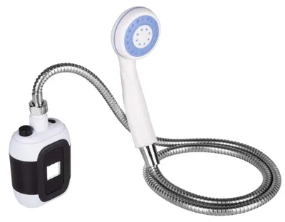 Produktbild von Camping Dusche mit Pumpe Schlauch und Duschkopf aufladbar 60374