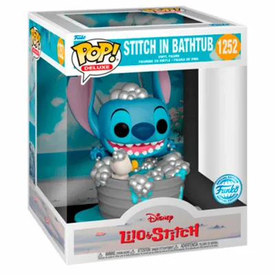Zdjęcie produktu dla Funko Pop! Deluxe Disney - Ekskluzywna Figurkę Stitch w Wannie z Lilo