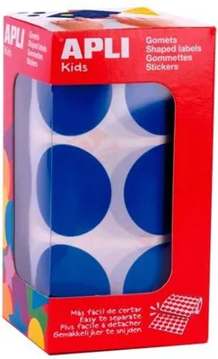 Produktbild von Aufkleber Apli Blau rund