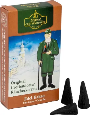 Produktbild von Räucherkerzen Räucherkegel mit edlem Kakaoduft in schwarzer Farbe BxHxT 6x11x2cm NEU