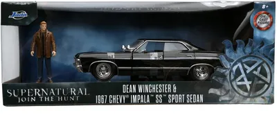 Produktbild von Jada Modellauto Hollywood Rides Supernatural Dean Winchester 1967 Chevy Impala 1:24 9332250314R00