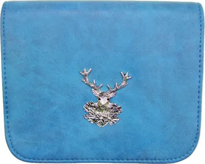 Produktbild von Trachten Handtasche "Kara" mit Hirsch | Blau