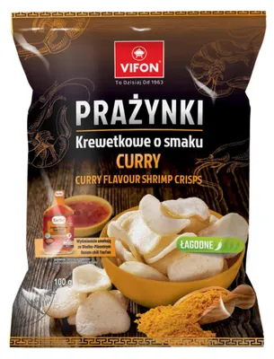 Obrázok produktu pre Krekry s kari a krevami Vifon, 100 g