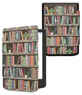 Produktbild von kwmobile Schutzhülle für Pocketbook Verse / Verse Lite / Verse Pro / Color / Vivlio Light/Light HD Hülle - eReader Flip Case mit Auto Sleep Funktion -