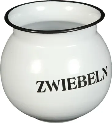 Produktbild von Zwiebeln Topf 51217 Aufbewahrungsdose 15 cm emailliert Behälter Emaille Dose