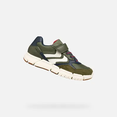 Obrázok produktu pre Chlapčenské tenisky Geox v khaki farbe od Flexyper 39
