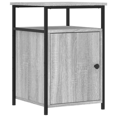 Produktbild von Nachttisch Grau Sonoma 40x42x60 cm Holzwerkstoff