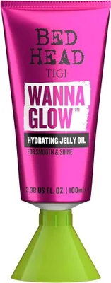 Produktbild von Tigi Wanna Glow, Haaröl, 100 ml, Unisex, trockenes Haar, Stumpfes Haar, Anti-Frizz, Glanz, Glättend, Feuchtigkeitsspendend, WATER (AQUA/EAU), GLYCERIN, CYCLOPENTASILOXANE, DIMETHICONE, VP/VA COPOLYMER, STEARTRIMONIUM...