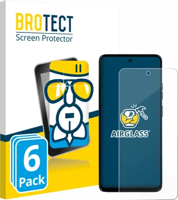 Produktbild von 6x BROTECT Schutzglas für Motorola Moto G56 Schutzfolie Panzer Folie Glas Display Schutz klar