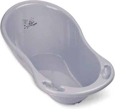 Productafbeelding van Babybad voor newborns - Veilig en comfortabel babybad 86 cm met afvoer en thermometer