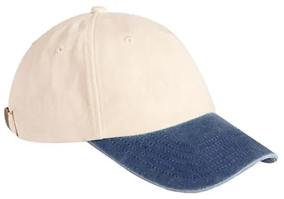 Produktbild von Beechfield Contrast Peak Low Profile Vintage Cap