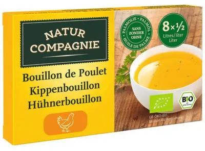 Productafbeelding van Natur Compagnie Kippenbouillon 8 Blokjes  (88 gr)