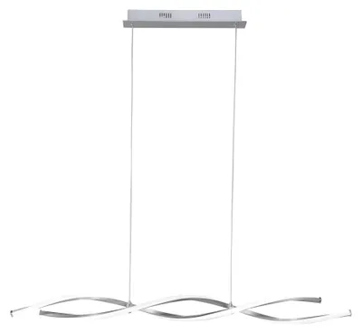 Produktbild von Paul haus LED Pendelleuchte Polina stahl 110 x 8 cm dimmbar, warmweiß