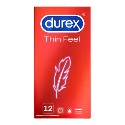 Zdjęcie produktu dla Durex Thin Feel 12 szt. - ultracienkie prezerwatywy lateksowe