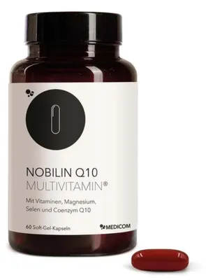 Produktbild von MEDICOM Nobilin Q10 Multivitamin Soft-Gel-Kapseln, 60 St. Kapseln