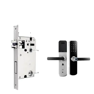 Produktbild von Elektronisches Schloss, Biometrischer Zugang, Bluetooth-Steuerung, silber 5050 180