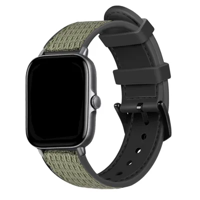 Produktbild von Strap-it Amazfit Bip Nylon-Hybridarmband (Grün)